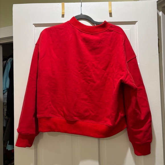 PARKE Back to School Collection Set - Apple Red Sweatshirt and Shorts - Picture 10 of 15